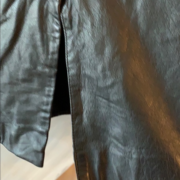 Sold❣️Vintage Leather Pencil Skirt - Picture 3 of 8